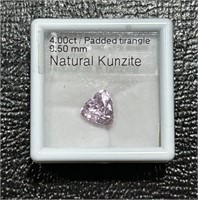 4.00 Carat Natural Purple Kunzite Gemstone