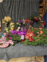 Lot of 8 Christmas Wreaths