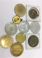 Various Tokens and Medals