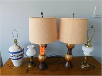 Lot 266 (5) Table Lamps.