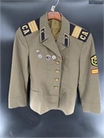 Soviet Red Army artillery officer's dress coat, no