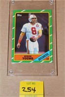 1986 TOPPS STEVE YOUNG #374 FOOTBALL