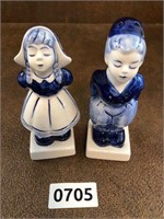 Salt and Pepper Dutch boy & girl as pictured