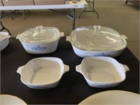 Corning Ware "Cornflower Blue" Casserole Dishes