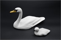 Hand Painted Swans by POD