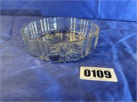 Candy Dish, Crystal, 7" Diameter