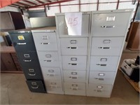 Assorted Metal Filing Cabinets