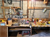 Contents of Work Bench & Wall