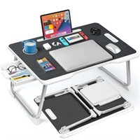 Livhil Large Lap Desk for Bed | Laptop Table  Port