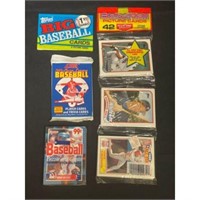 (158) Unopened Baseball Packs/cellos/racks