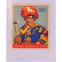 1933 Indian Gum Simon Girty Nice Shape