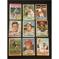 Over 400 1976 Topps Baseball Cards Mixed Grade