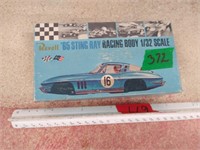 Revell Sting Ray 1965 Model Kit Partially