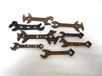 lot of 8 wrenches H & D, Farquhar & others