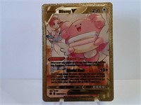 Pokemon Card Rare Gold Blissey V