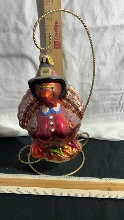 Christopher Radko Turkey Trot Ornament