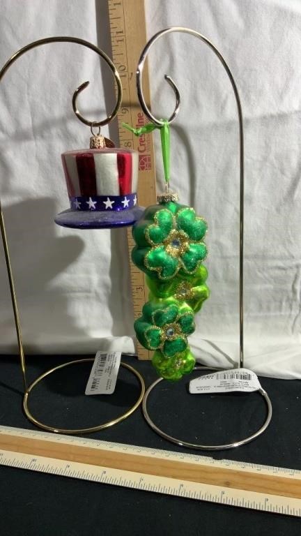 Christopher Radko Ornaments, Lucky Shamrock,