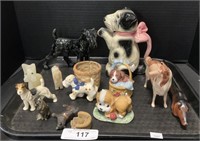 Cute  Porcelain, Ceramic Dog Figures, Teapot.