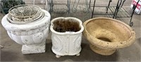 French Style Cast Iron Planter, Cement Planters,