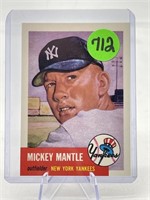 TOPPS ARCHIVES 2ND YR HOF MICKEY MANTLE CARD