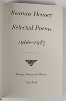 Selected Poems 1965-1987 Signed Seamus Heaney