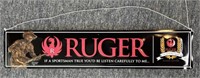 Ruger Metal Sign 24” x 5”