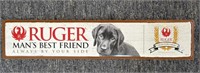 Ruger Metal Sign 24” x 5”