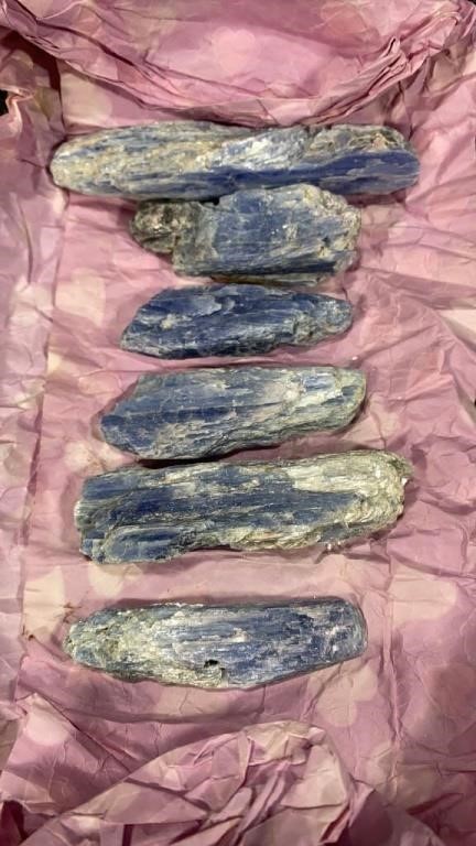 Raw Kyanite Crystal Mineral rocks