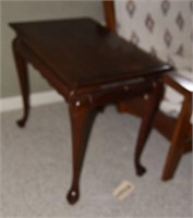 Cherry Queen Anne end table