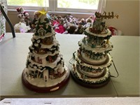 2 Christmas trees