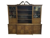 VINTAGE DANISH CABINET WITH BOOKCASE TOP