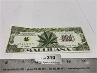 420 Marijuana Souvenir Dollar