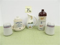 (6) Red Wing Commemorative Pieces - 1990 Jug,