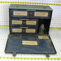 Antique Medical Supply Display Case