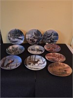 Wolves & Deer Collector Plate Lot