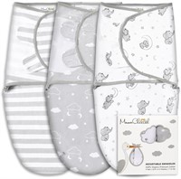 (N) Mama Cheetah Baby Swaddle Sack, Organic Swaddl