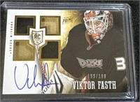 13/14 Panini Prime Victor Fasth RC Quad Patch/Auto