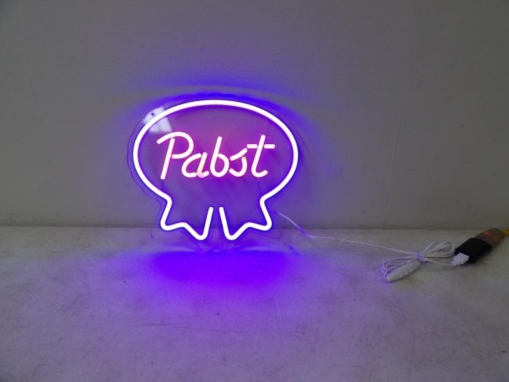 Pabst LED Sign 11.5x10.25