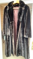 Ladies black mink coat