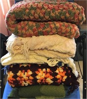 Vintage Chenille Spread & Afghans