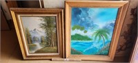 Two Nature Scene Paintings