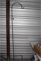 Shepherds Hook; Single Hook; Steel Rod 7 ft.