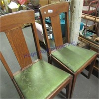 2 Wooden chairs