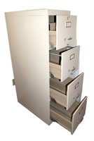 steel 4 drawer file cabinet