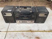 Sony AM/FM cassette radio
