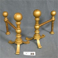 Brass Andirons