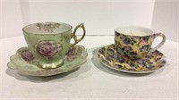 Tea cups - includes a beautiful unmarked