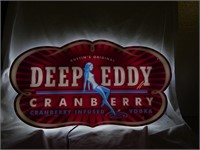 Deep Eddy Cranberry Vodka LED Lighted Sign