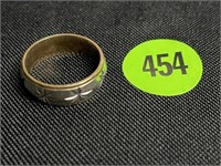 14 K GOLD RING - 3 GRAMS - WEIGHED ON A SEN-TECK