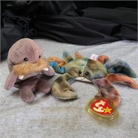 Ty Beanie Babies - Jolly and Claude